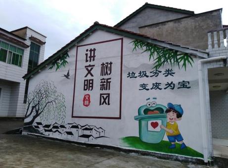  南靖县墙绘是现在流行的墙体广告