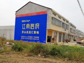  南靖县农村墙体广告在不同形式上面展现的不同特色
